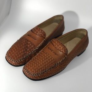 Antonio Bossi leather moccasin size 9